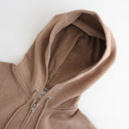 Thin-Sweat Hoodie Zip #HeatherBeige [bROOTS25S24S26]