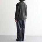 HARD TWIST WOOLRIB DRIVERS KNIT #FOREST [BN-26FM-033]