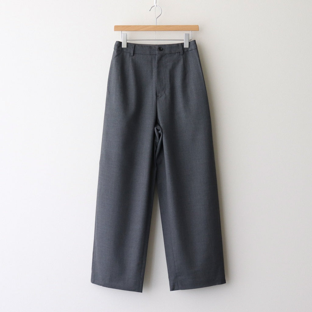 Wool Tuckless Tapered Trousers #MIX GRAY [NEP-SS2509W]