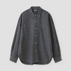 CHAMBRAY WORKADAY LS SHIRT #BLACK(FADE) [PMAT-LS05]