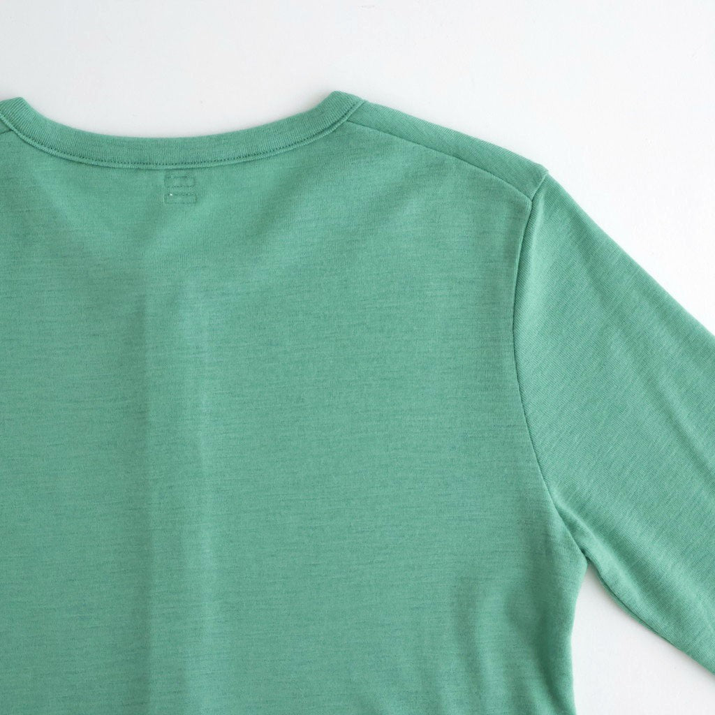 Wool Rib Cardigan #FadeGreen [BHSW24F13F26]