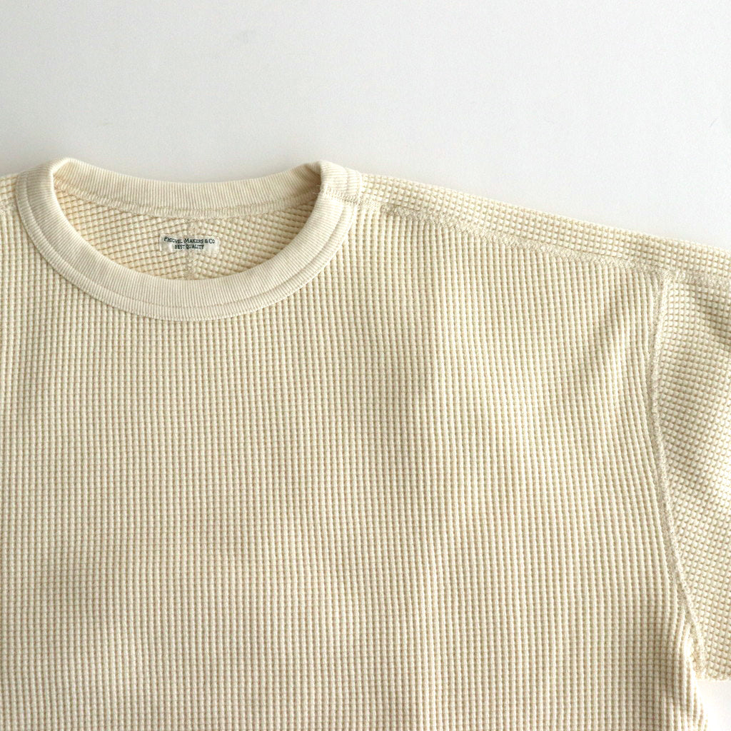 HEAVY WAFFLE TOP #IVORY [PMAS-CL03]