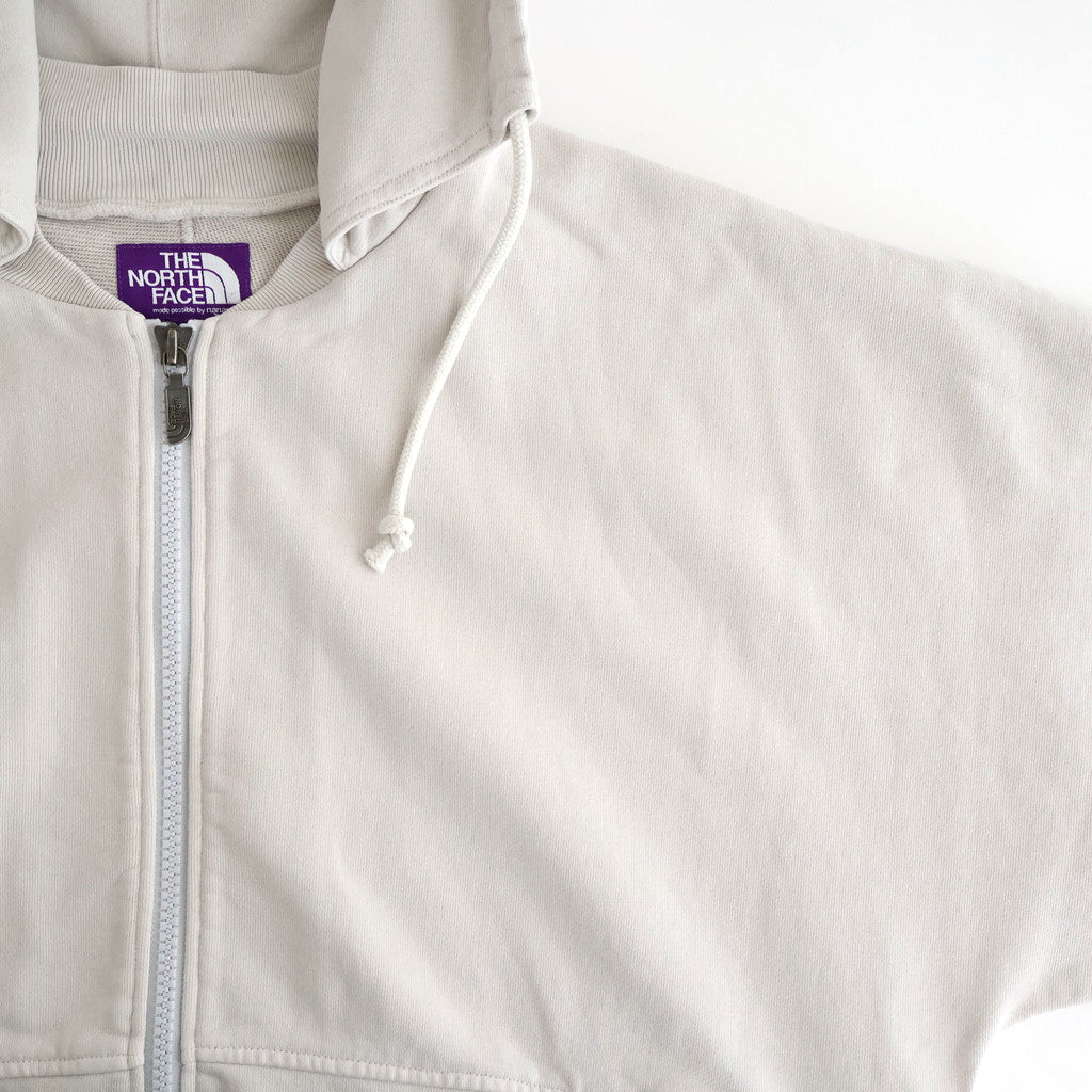 11oz Zip Up Hoodie #Stone [N25FH046]