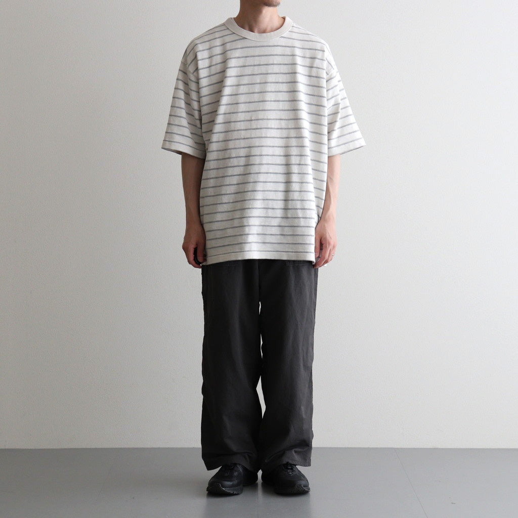 Garment Dyed Jacquard Field Tee #Stone [N26SH039]