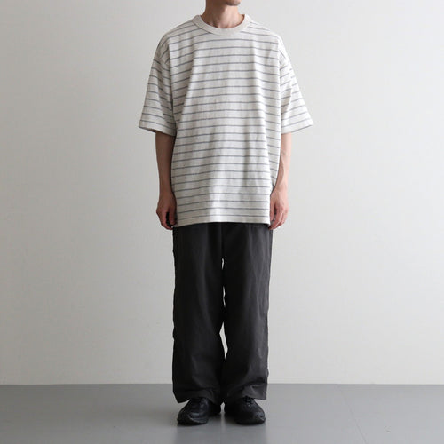 Garment Dyed Jacquard Field Tee #Stone [N26SH039]
