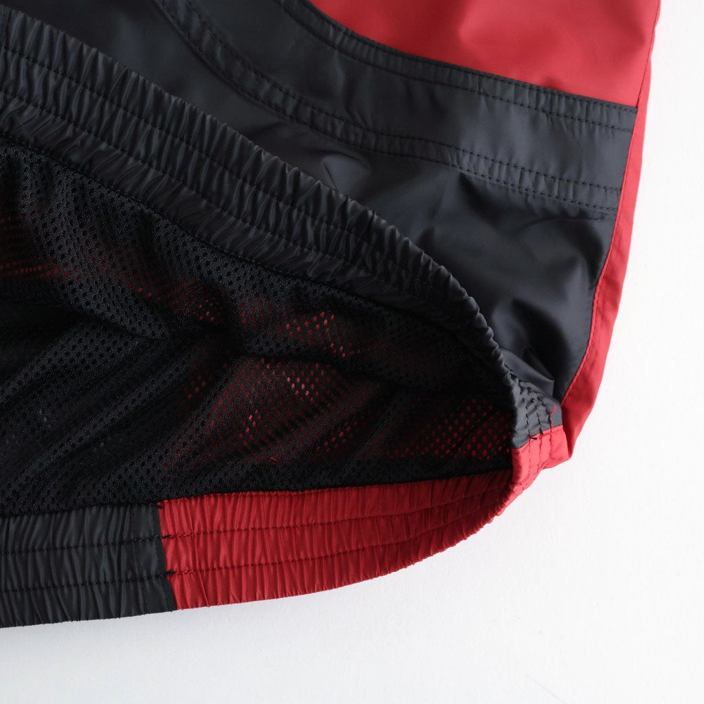 PANEL COLOR TRACK JACKET #RED/BLK [DNS26B02]
