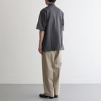 ONE BUTTON POLO S/S TEE #M.GRAY [M25A15CS02B]