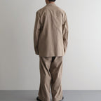 Silk/Cotton Nep Cardigan Jacket #Beige [BHS26S019]