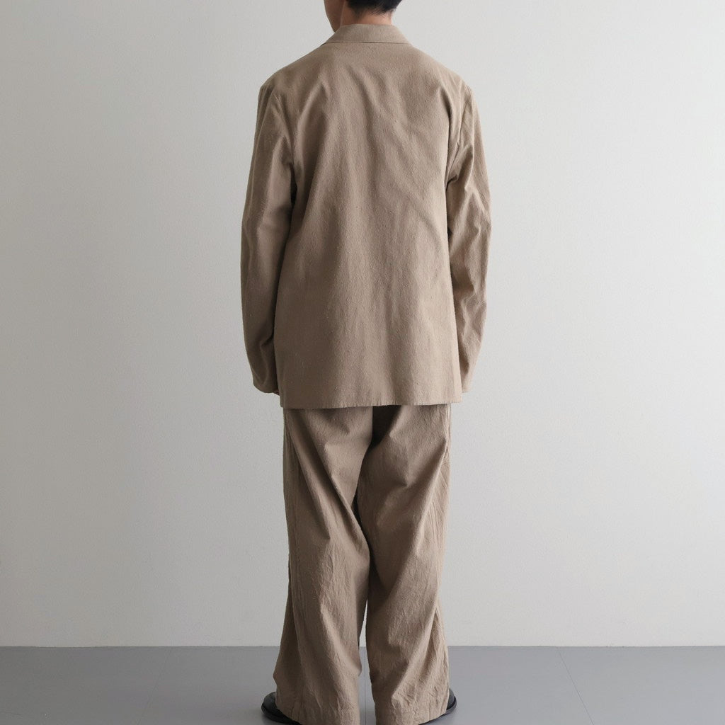 Silk/Cotton Nep Cardigan Jacket #Beige [BHS26S019]