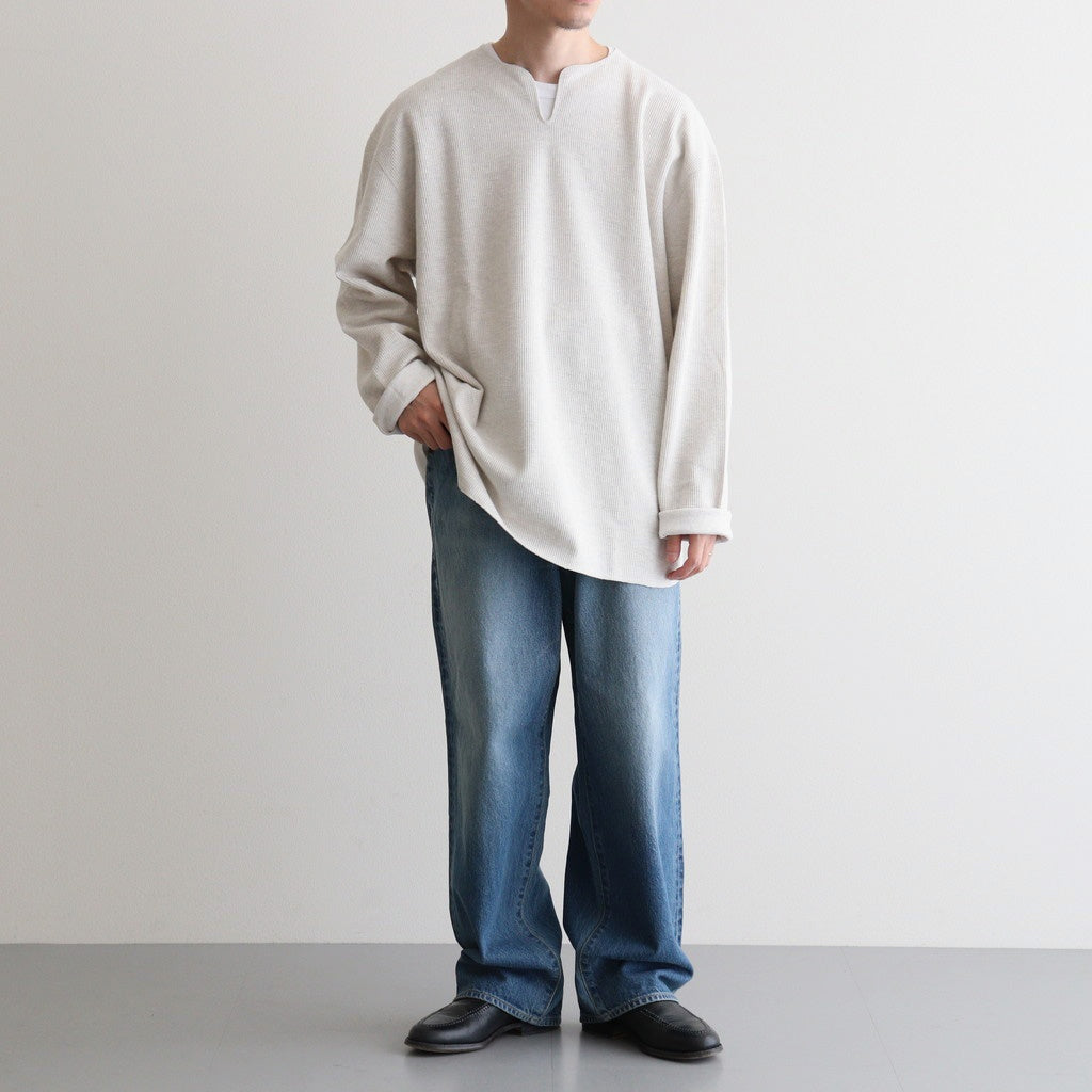 Rough&Smooth Thermal Over NeckL/S #HeatherOatmeal [bROOTS24F30F25]