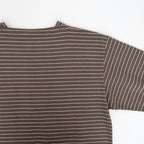 STRIPE BASQUE SHIRTS #NUTMEG [261OJ-CT18]