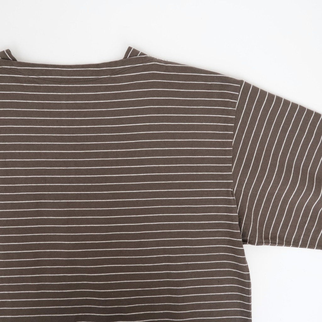 STRIPE BASQUE SHIRTS #NUTMEG [261OJ-CT18]