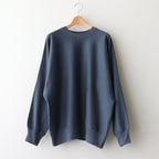 Crew Neck Sweat #Heather Navy [S25SH011]