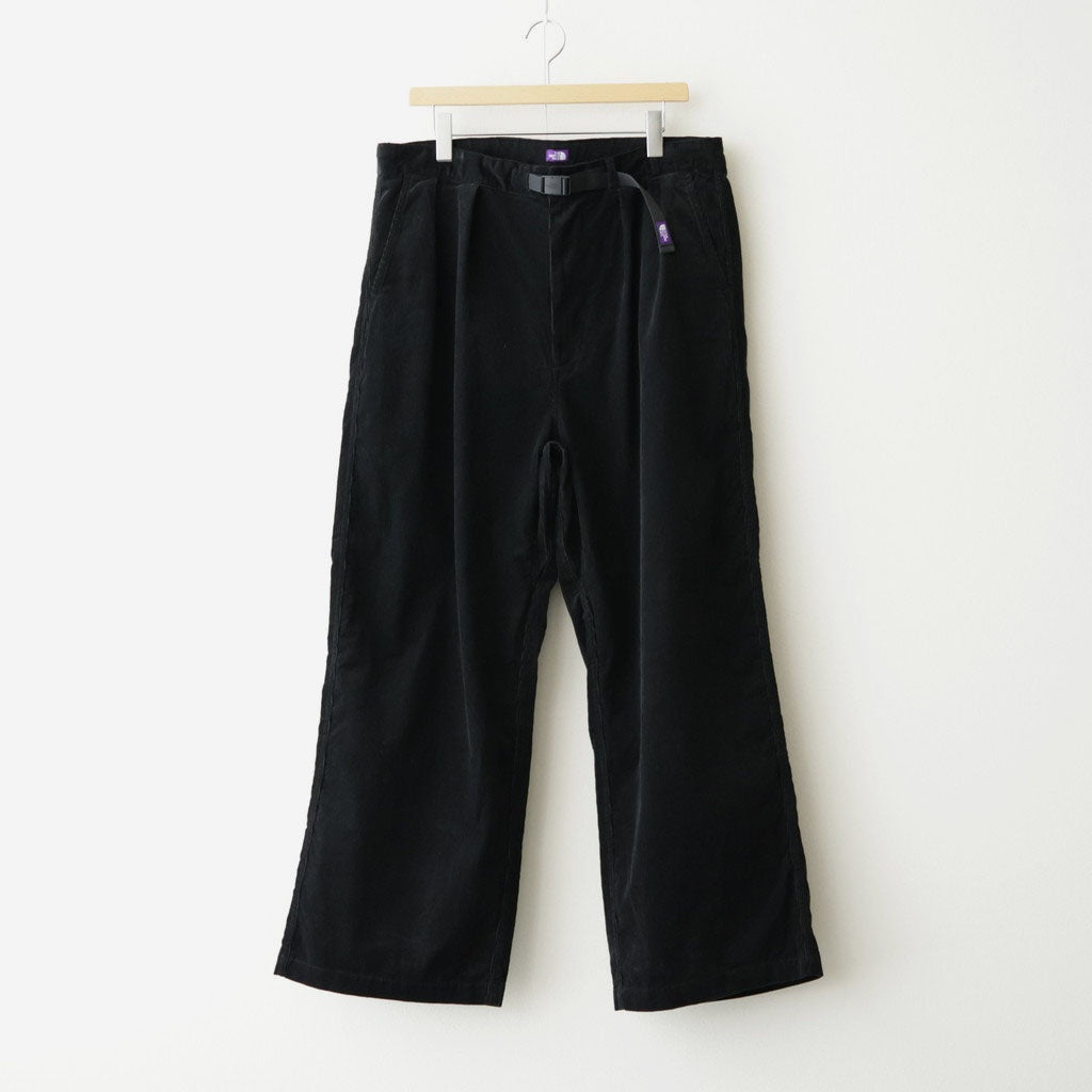 Corduroy Wide Straight Field Pants #Black [N26FC052]