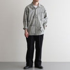 ORIGINAL PRINTED OPEN COLLAR SHIRTS (Animal Drawing) Long-sleeve #CELADONN [251OJ-SH18]