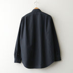 Cottton Silk Check Standard Shirt #Black Check [NEP-SS2645]