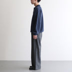 WIDE LEG EASY PANTS #HERRINGBONE [M25C12PT02C]