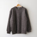 British Wool Crew Neck Knit Made by macalastair #Light Graphite×Gritstone [6033-1302]