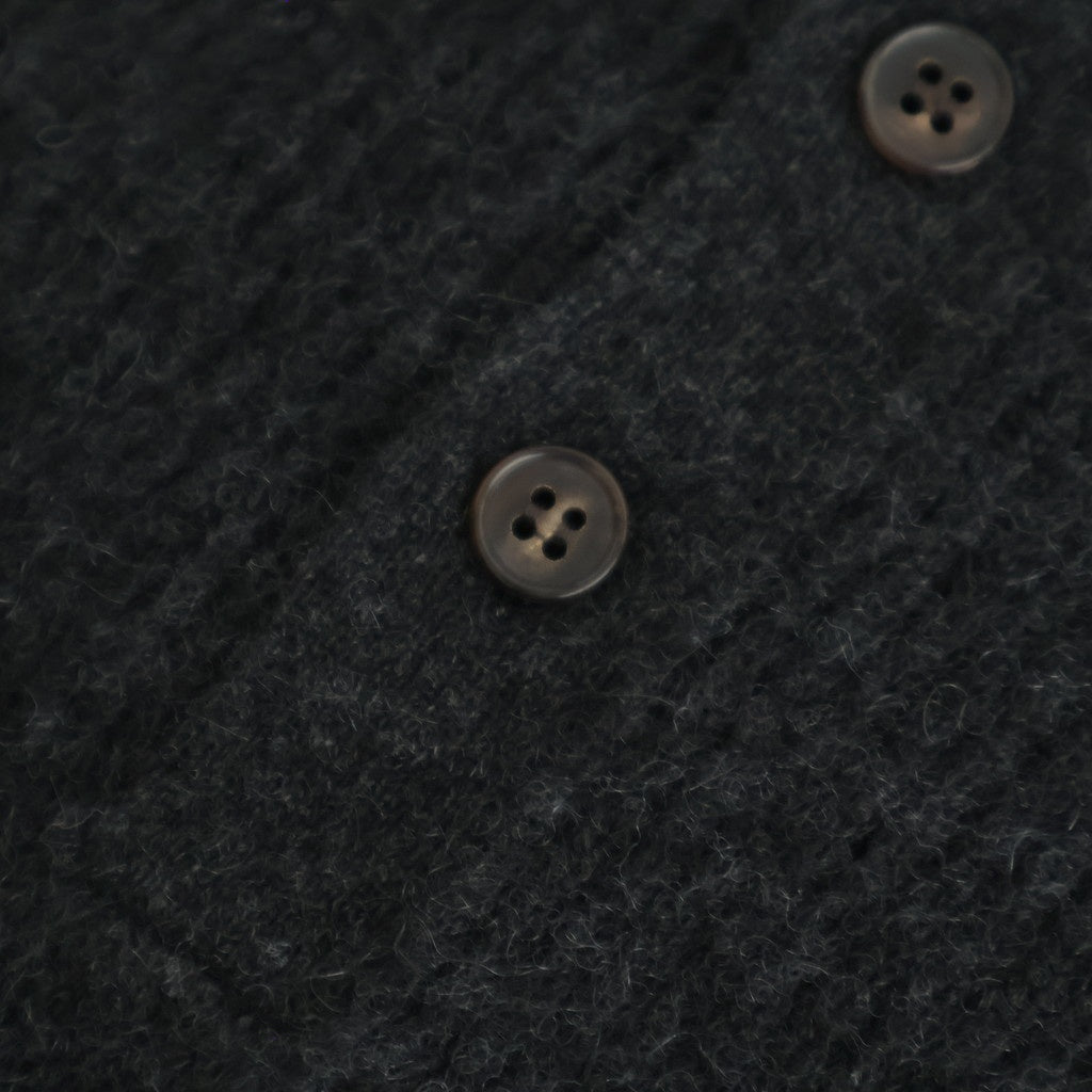 CASHMERE FOX POLO #CHARCOAL [BN-25FM-055]