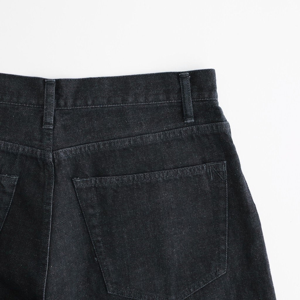 Ni Organic Cotton Denim 5Poket #Black [NEP-SS2607]
