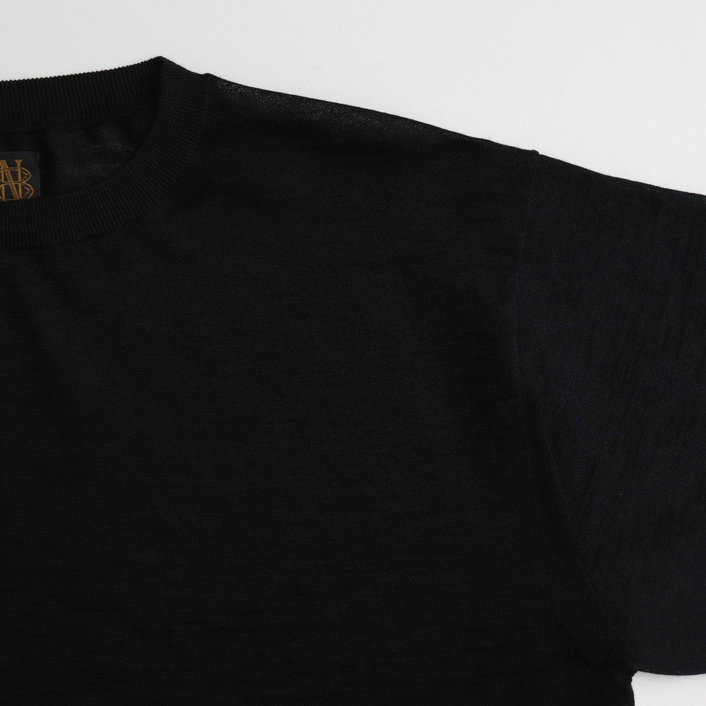 CHOMA CREW NECK #BLACK [BN-25SM-058]