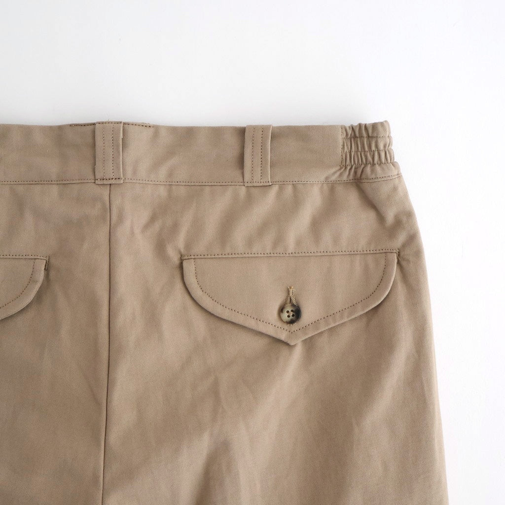 FRONT TUCK ARMY TROUSER #DUNE [252OJ-PT07]