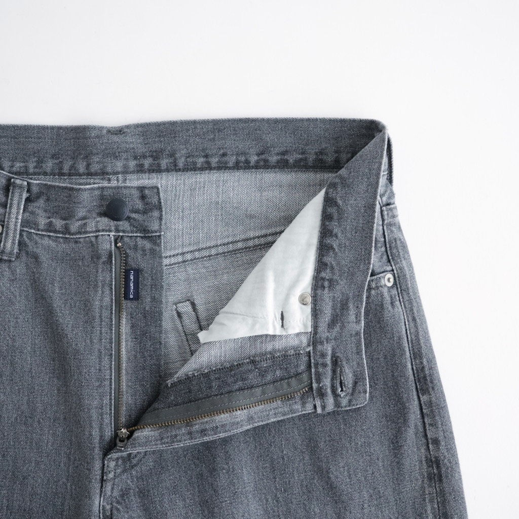 Selvage Denim Straight Pants #Vintage Black [S26FC076]