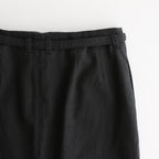 Cotton Serge Belted Skirt #InkBlack [BHSW25F7]