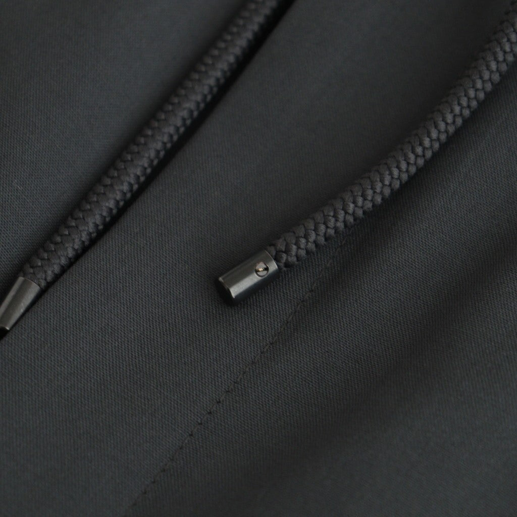 DOUBLE PLEATED EASY TROUSERS #CHARCOAL [A26A15PT02C]