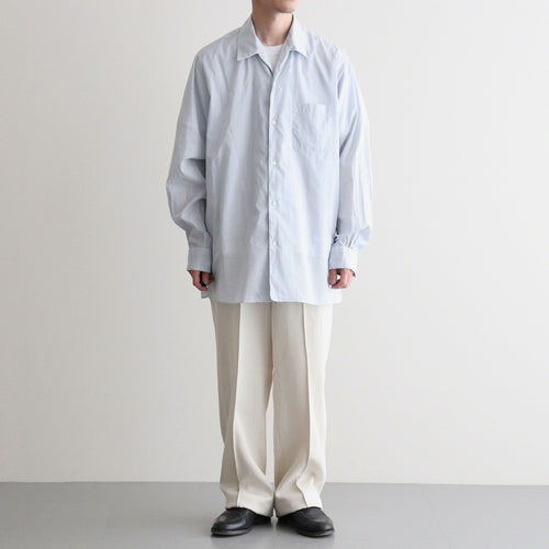 ITALIAN OPEN COLLAR SHIRT #ICE [A26A23SH03C]