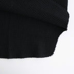 HEAVY WAFFLE TOP #INK BLACK [PMAU-CL01]