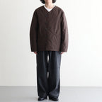 Wool Nylon Melton Pants #Charcoal [S26FC053]