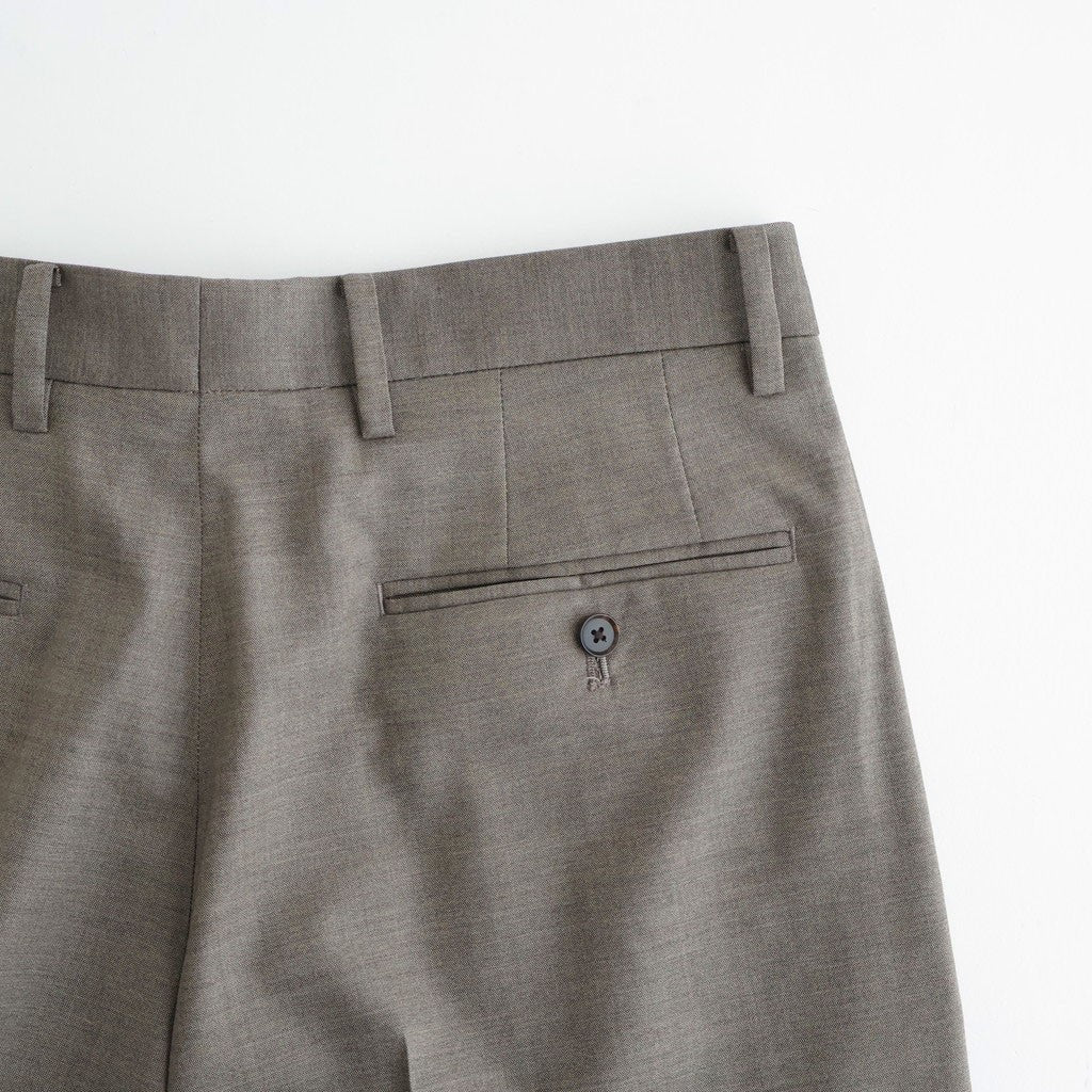 SUPER120'S CHAMBRAY WOOL 3TACK TR #050 MOCA [16861 40031]