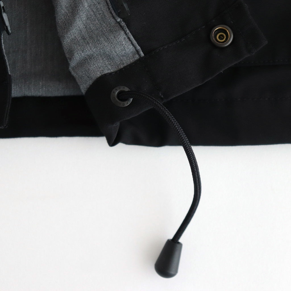 雙峰野戰夾克 #黑色 [N25FA082]