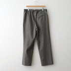 DOUBLE PLEATED EASY TROUSERS #GRAY [A26A93PT02C]