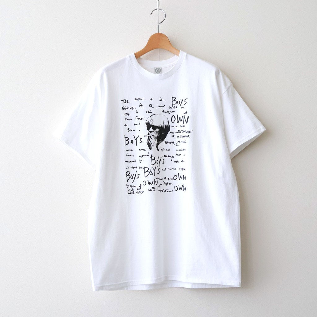 BOYS OWN SHORT SLEEVE T-SHIRT #WHITE [DNS26T04]
