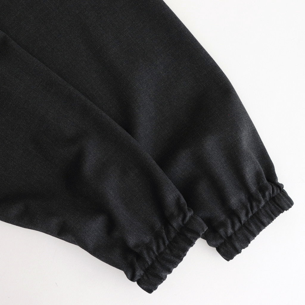 HOPSACK DRIZZLER JACKET #CHARCOAL [PMAT-OT01]