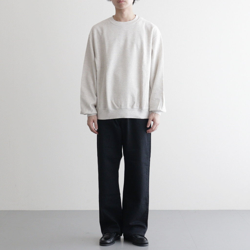 CO/HE PURE STRAIGHT DENIM #W BLACK [26S-BIS-PT05]