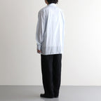 ITALIAN OPEN COLLAR SHIRT #ICE [A26A23SH03C]