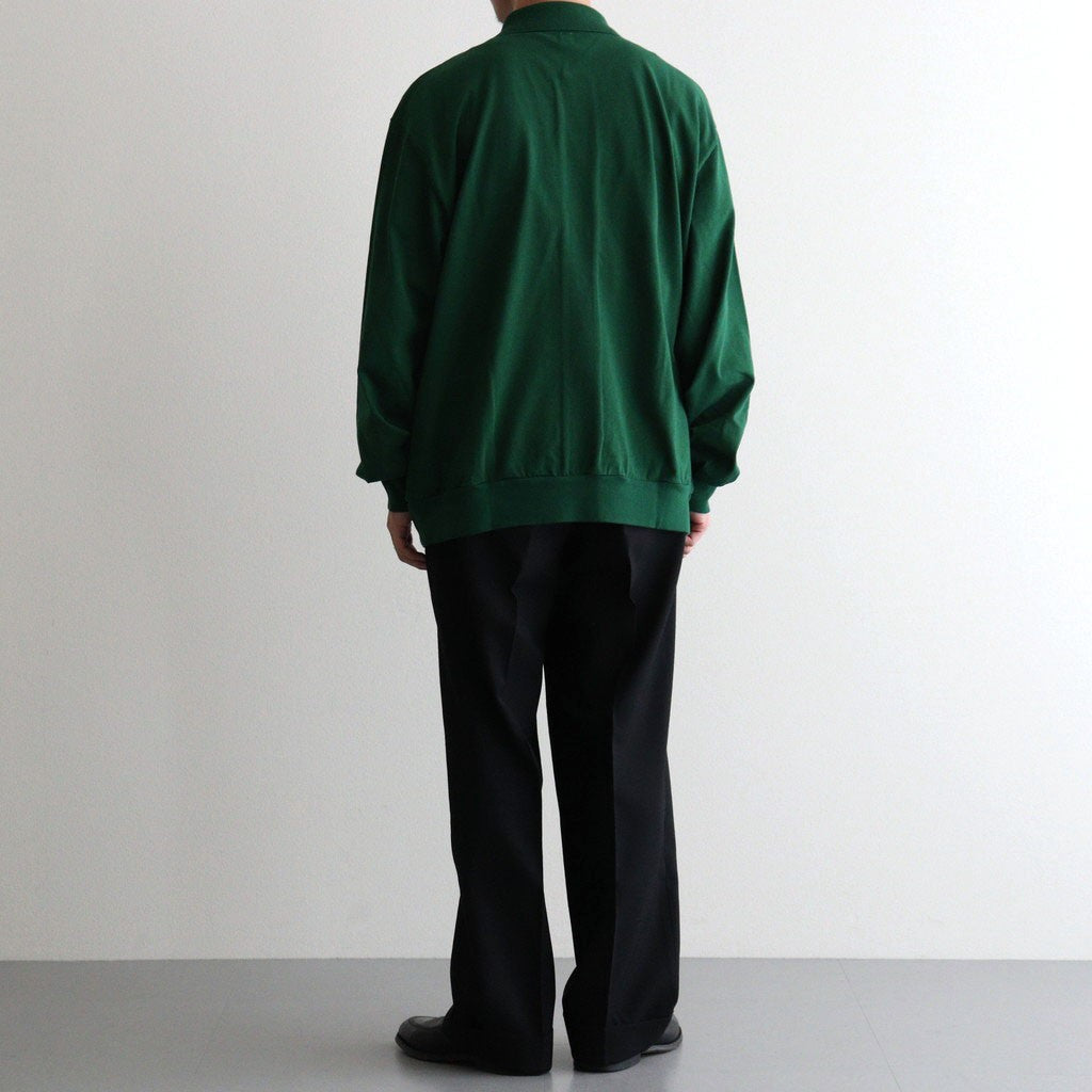 DOUBLE PLEATED SEMI EASY TROUSERS #BLACK [A26C07PT02C]