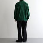 DOUBLE PLEATED SEMI EASY TROUSERS #BLACK [A26C07PT02C]