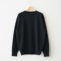 REVIVAL SILK CREW NECK #BLACK [BN-26SM-041]