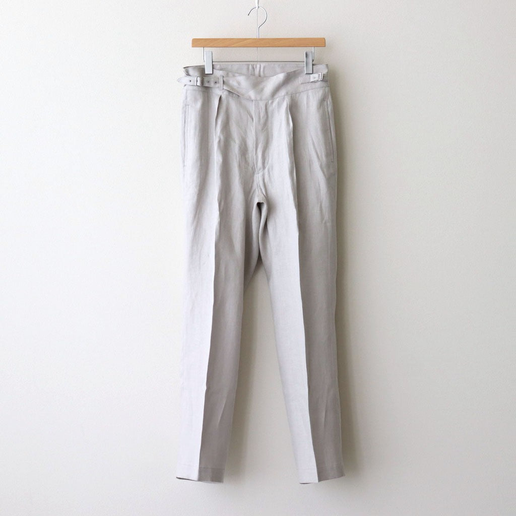 SIDE BUCKLE GURKHA TROUSER #PEWTER [251OJ-PT09]