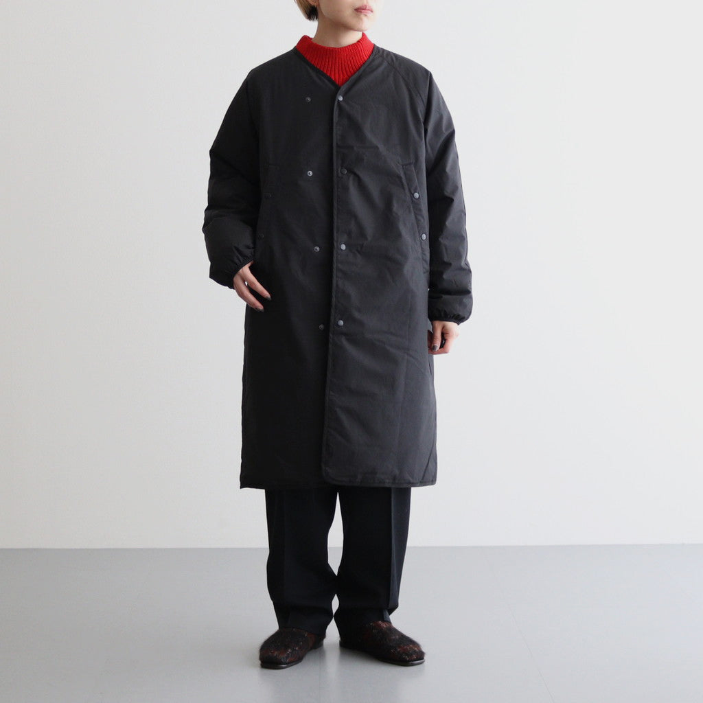 Reversible Down Coat #Charcoal [SUBF352]