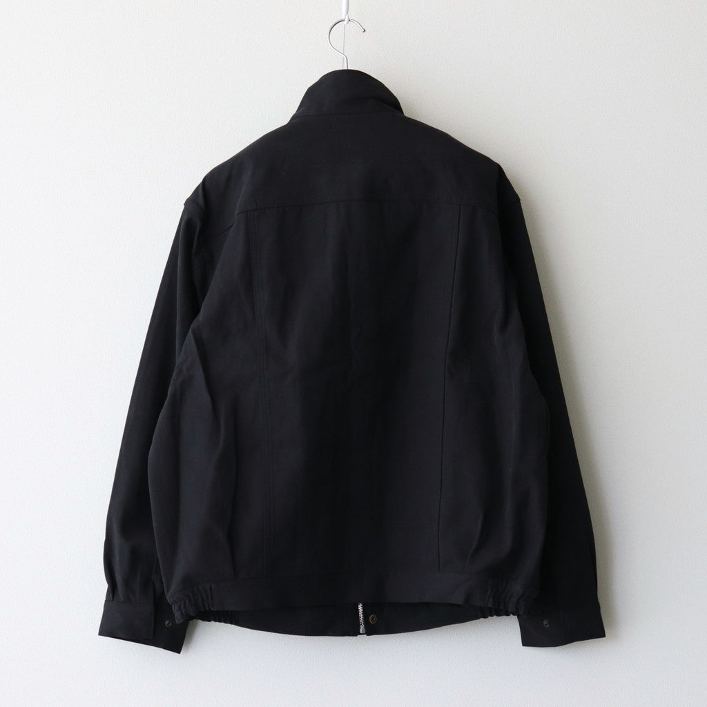 HOODED SPORTING BLOUSON #INK BLACK [PMLW-OT01]