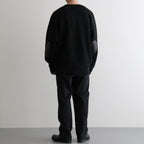BLENDED KEMPI CREW-NECK SWEATER #ONYX [252OJ-KN01]