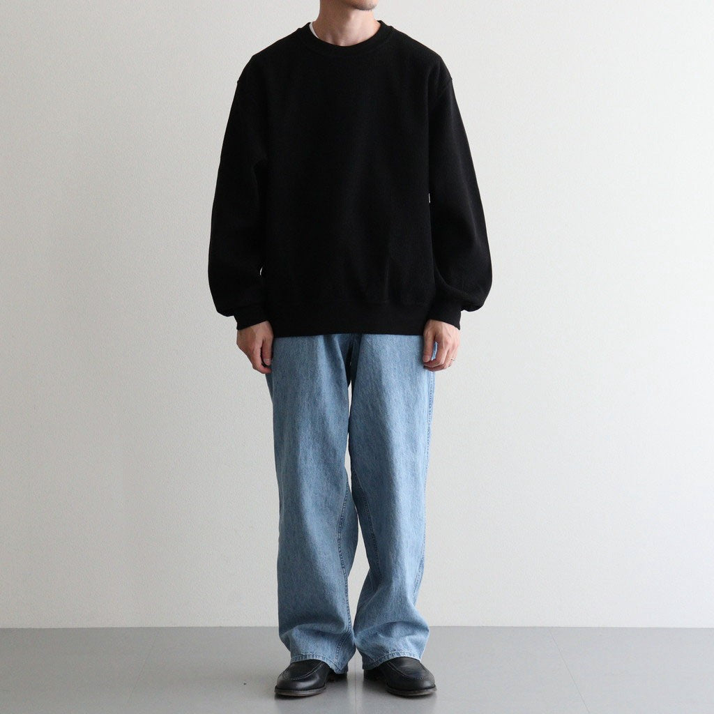 Linen Cotton Denim Field Pants #Indigo Bleach [N26FC029]