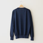 CHOMA CREW NECK #DARK BLUE [BN-25SM-058]