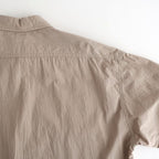 Hard Twist Chambray Work Shirt S/S #Beige [bROOTS26S4]