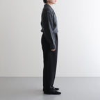 PURE MOHAIR SHAGGY POLO #CHARCOAL BLUE [BN-25FL-053]